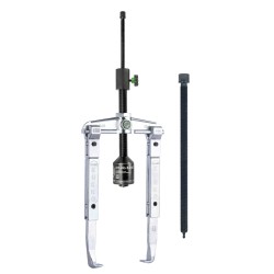 Ściągacz uniwersalny 2-ramienny 250 x 400 mm z przedłużonym hakiem ściągającym i smarowanym wrzecionem hydraulicznym