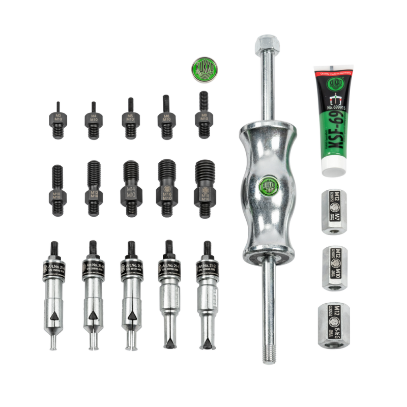 Zestaw młotków ślizgowych Ø 6-19 mm