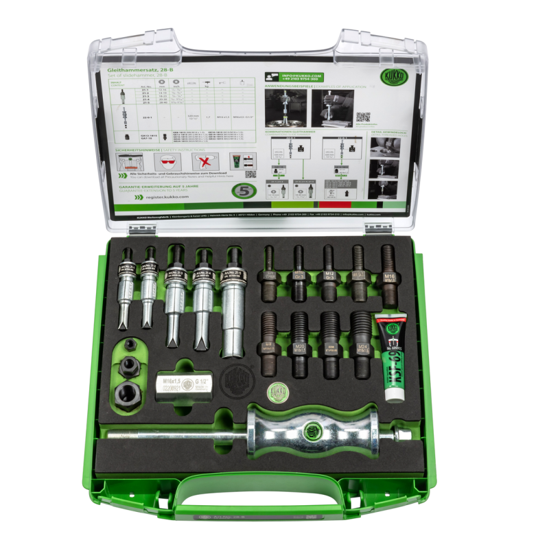 Zestaw młota ślizgowego Ø 12-40 mm