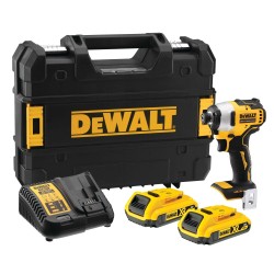 18V XR Zakrętarka udarowa 2 X 2Ah