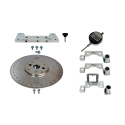 Zestaw do pomiaru odchylenia krzywek wału rozrządu. Silnik D11K/DTI11