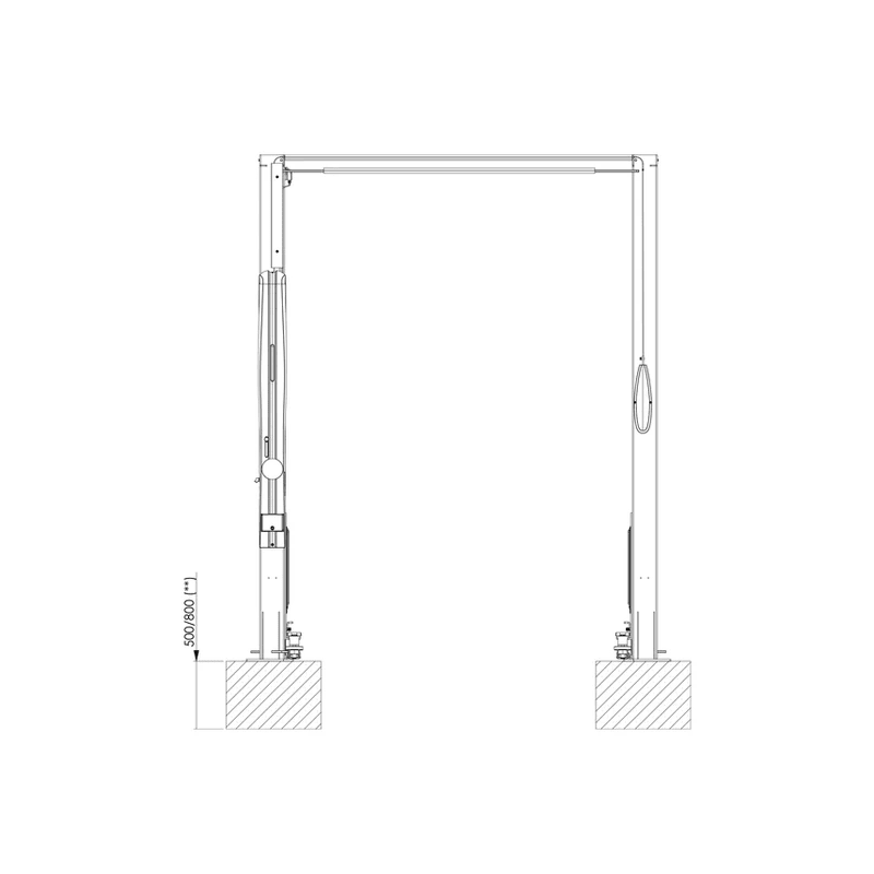 Podnośnik dwukolumnowy AMI 3,0 ECO LINE