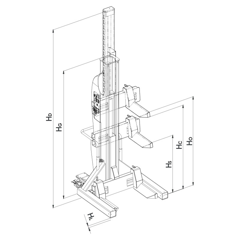 Kolumny mobilne AMI 7,5 Truck